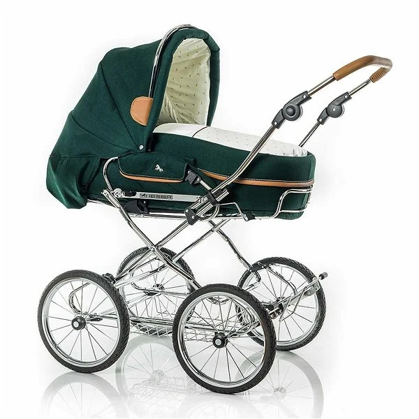 HESBA Condor Coupe Kinderwagen Außen 647 Innen 250 Teilleder Räder Schwarz 30 Cm Ledergriff Hellb 3 HESBA Condor Coupe Kinderwagen Außen 647 Innen 250 Teilleder Räder Schwarz 30 Cm Ledergriff Hellb