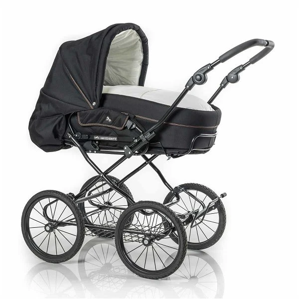 HESBA Condor Light Kinderwagen Außen 982 Innen 222 Black Edition - Räder Schwarz 30 Cm 3 HESBA Condor Light Kinderwagen Außen 982 Innen 222 Black Edition - Räder Schwarz 30 Cm