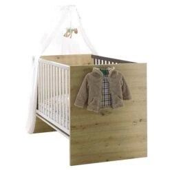 Mäusbacher Cordula Kinderbett Lava & Weiß Matt Asteiche Dekor