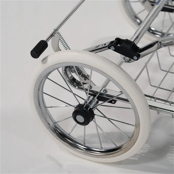 HESBA Condor Coupe Kinderwagen Außen 503 Innen 173 Räder Weiß 25 Cm, Ledergriff Hellbraun 13 HESBA Condor Coupe Kinderwagen Außen 503 Innen 173 Räder Weiß 25 Cm, Ledergriff Hellbraun – Bild 11