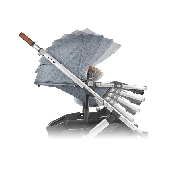 UPPAbaby Cruz V2 Sportwagen Greyson Charcoal Melange 4 UPPAbaby Cruz V2 Sportwagen Greyson Charcoal Melange – Bild 2