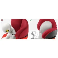 CYBEX Solution M-Fix Kindersitz Rumba Red Gruppe 2/3 -Kinder Geschäft cyb 18 deta eu recliningheadrest solutionmfix 0001 screen hd gr 1