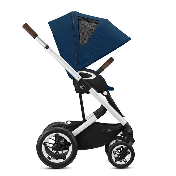 CYBEX Talos S LUX Sportwagen Navy Blue Gestell In Silver 7 CYBEX Talos S LUX Sportwagen Navy Blue Gestell In Silver – Bild 5
