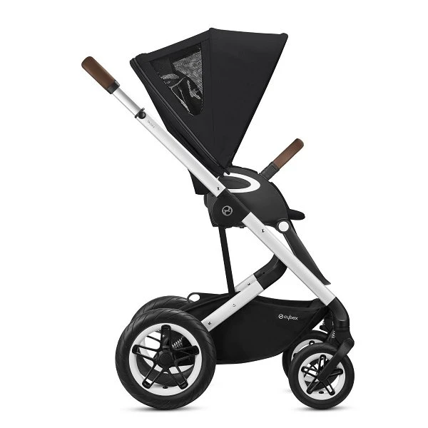 CYBEX Talos S LUX Sportwagen Deep Black Gestell In Silver 5 CYBEX Talos S LUX Sportwagen Deep Black Gestell In Silver – Bild 3
