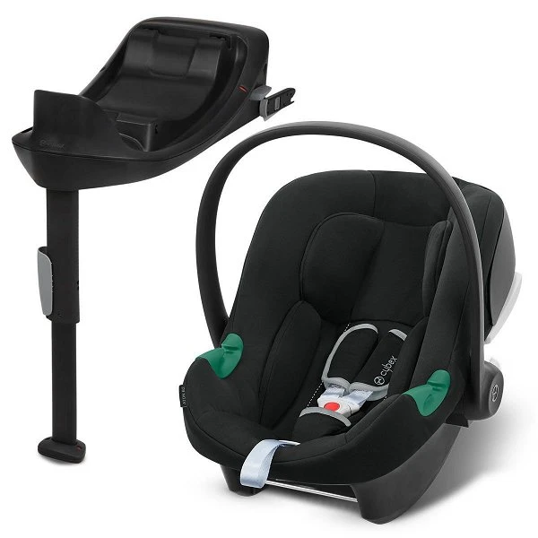 CYBEX Aton B2 I-Size Babyschale Volcano Black Inklusive Base One Gruppe 0+ 3 CYBEX Aton B2 I-Size Babyschale Volcano Black Inklusive Base One Gruppe 0+