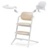 CYBEX LEMO 3in1 Hochstuhl Set Sand White 2 CYBEX LEMO 3in1 Hochstuhl Set Sand White -Kinder Geschäft cyb 21 eu y045 lemo chair tray babyset sawi 3in1set screen hd