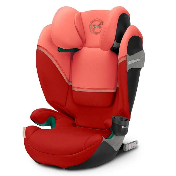 CYBEX Solution S2 I-Fix Kindersitz Hibiscus Red 3 Bis 12 Jahre 3 CYBEX Solution S2 I-Fix Kindersitz Hibiscus Red 3 Bis 12 Jahre