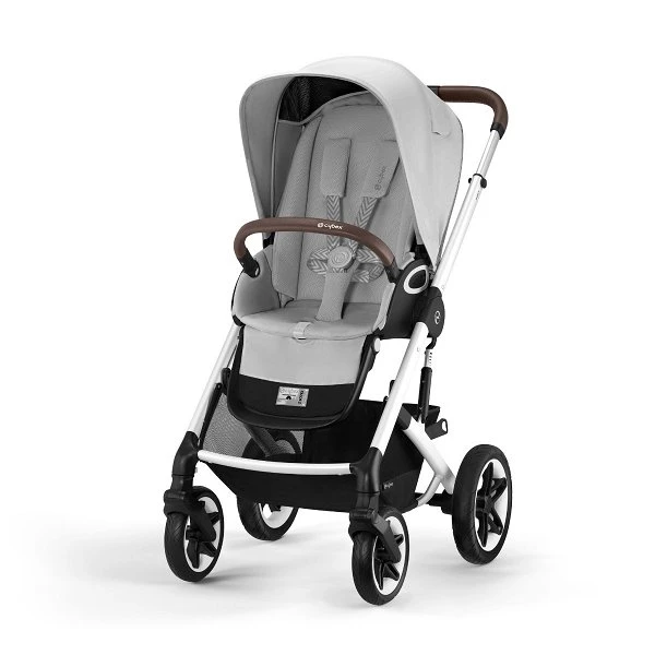 CYBEX Talos S LUX Kinderwagen Bundle Lava Grey Gestell In Silver 6 CYBEX Talos S LUX Kinderwagen Bundle Lava Grey Gestell In Silver – Bild 4