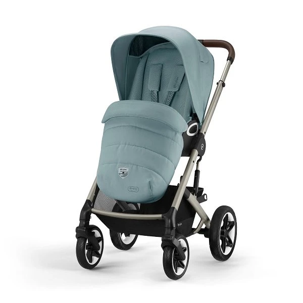 CYBEX Talos S LUX Kinderwagen Bundle Sky Blue Gestell In Taupe 5 CYBEX Talos S LUX Kinderwagen Bundle Sky Blue Gestell In Taupe – Bild 3