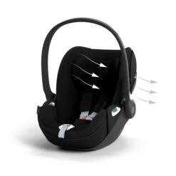 CYBEX Cloud T I-Size Plus Sepia Black Babyschale 17 CYBEX Cloud T I-Size Plus Sepia Black Babyschale -Kinder Geschäft cyb 23 eu y045 cloudt sebl plus airventilation print medium
