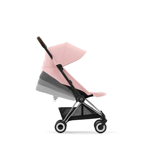 CYBEX Coya Chrome Dark Brown Peach Pink 3 CYBEX Coya Chrome Dark Brown Peach Pink