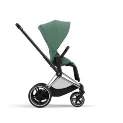 CYBEX E-PRIAM Sportwagen Leaf Green Gestell Wählbar New Generation -Kinder Geschäft cyb 23 int y270 e priam chbh legr print medium