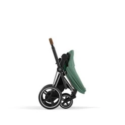 CYBEX E-PRIAM Sportwagen Leaf Green Gestell Wählbar New Generation -Kinder Geschäft cyb 23 int y270 e priam chbr legr fold print medium