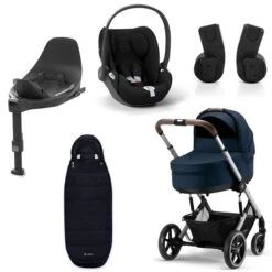 CYBEX Balios S LUX Kinderwagen + Cloud T I-Size Bundle Ocean Blue