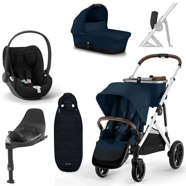 CYBEX Gazelle S Kinderwagen Ocean Blue + Cloud T I-Size + Zubehör Bundle 3 CYBEX Gazelle S Kinderwagen Ocean Blue + Cloud T I-Size + Zubehör Bundle