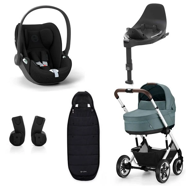 CYBEX Talos S LUX Kinderwagen Bundle Sky Blue Gestell In Taupe 3 CYBEX Talos S LUX Kinderwagen Bundle Sky Blue Gestell In Taupe