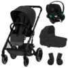CYBEX Balios S LUX Kinderwagen & CYBEX Aton S2 I-Size Moon Black Bundle 2 CYBEX Balios S LUX Kinderwagen & CYBEX Aton S2 I-Size Moon Black Bundle -Kinder Geschäft cybex balios s lux cot s lux aton s2 i size adapter moon black bundle