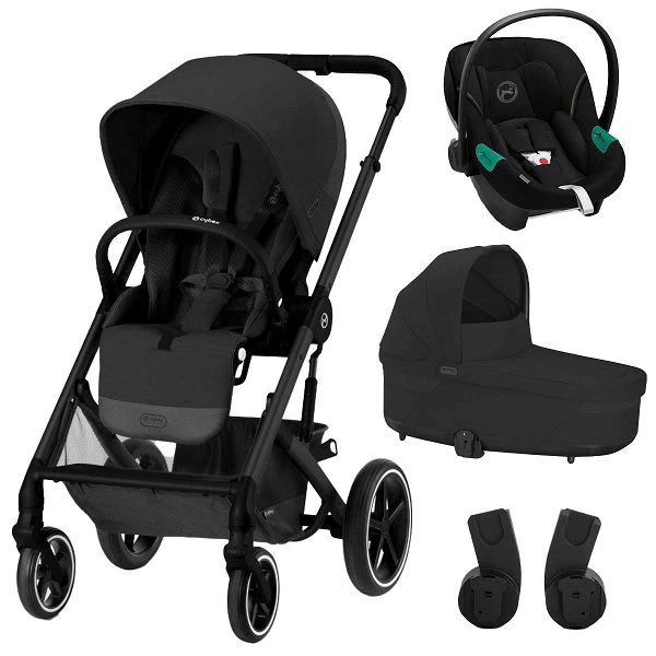 CYBEX Balios S LUX Kinderwagen & CYBEX Aton S2 I-Size Bundle Black 3 CYBEX Balios S LUX Kinderwagen & CYBEX Aton S2 I-Size Bundle Black