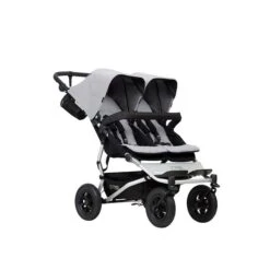 Mountain Buggy Duet V3.2 In Silver Geschwisterwagen