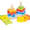 Hape Regenbogen Steckspiel E0406 1 Hape Regenbogen Steckspiel E0406 -Kinder Geschäft e0406 double rainbow stacker 1