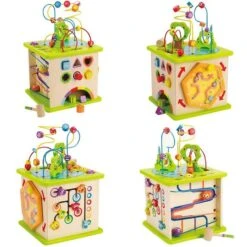 Hape Motorikwürfel Kleine Tierchen E1810 7 Hape Motorikwürfel Kleine Tierchen E1810 -Kinder Geschäft e1810 medium cube 1