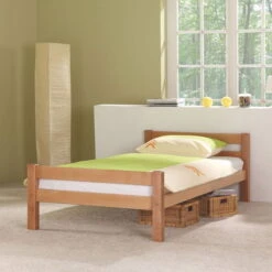 Relita HELGA Einzelbett Buche Massiv Natur 90 X 200 Cm, Inkl. Rollrost - Frachtfrei -Kinder Geschäft eb helga natur 3