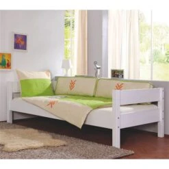 Relita NIK Einzelbett Buche Massiv Weiß 90 X 200 Cm