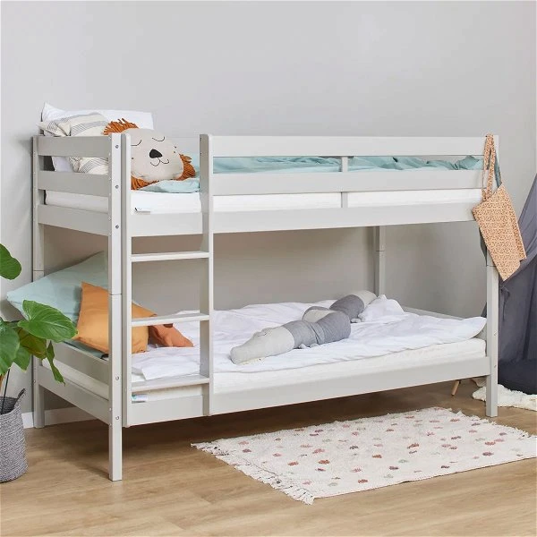 Hoppekids ECO Comfort Etagenbett Dove Grey 90x200 Cm - Ohne Lattenroste 4 Hoppekids ECO Comfort Etagenbett Dove Grey 90x200 Cm - Ohne Lattenroste – Bild 2