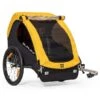 Burley Bee Fahrradanhänger Gelb 2-Sitzer 1 Burley Bee Fahrradanhänger Gelb 2-Sitzer -Kinder Geschäft fahrrad kinder anhaenger burley bee yellow neu