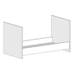 Arthur Berndt Franzi Kinderzimmer 3-teilig Weiß Eiche Sand Dekor -Kinder Geschäft frank juniorbett 1