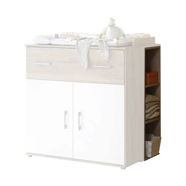 Arthur Berndt Franzi 8-tlg. Komplett-Kinderzimmer Weiß Mit Eiche Sand Dekor 7 Arthur Berndt Franzi 8-tlg. Komplett-Kinderzimmer Weiß Mit Eiche Sand Dekor – Bild 5