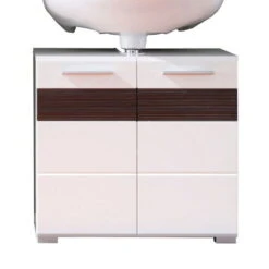 Trendteam Mezzo Waschbeckenunterschrank Weiß / Melinga Dark Oak 5 Trendteam Mezzo Waschbeckenunterschrank Weiß / Melinga Dark Oak -Kinder Geschäft fs mezzo bad 128030112 1