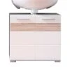 Trendteam Mezzo Waschbeckenunterschrank Weiß / Eiche Sägerau Hell 1 Trendteam Mezzo Waschbeckenunterschrank Weiß / Eiche Sägerau Hell -Kinder Geschäft fs mezzo bad 128030141