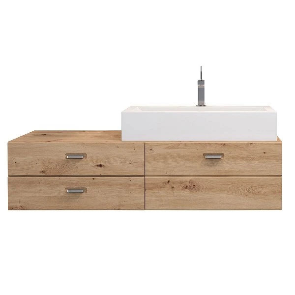 Trendteam Geo Waschbeckenunterschrank Inkl. Waschbecken Artisan Eiche 3 Trendteam Geo Waschbeckenunterschrank Inkl. Waschbecken Artisan Eiche