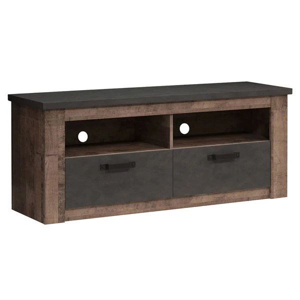 Trendteam Georgia TV-Unterteil Tabak Eiche/Matera 5 Trendteam Georgia TV-Unterteil Tabak Eiche/Matera – Bild 3