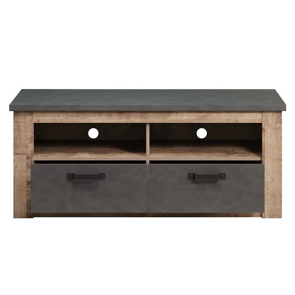 Trendteam Georgia TV-Unterteil Tabak Eiche/Matera 4 Trendteam Georgia TV-Unterteil Tabak Eiche/Matera – Bild 2