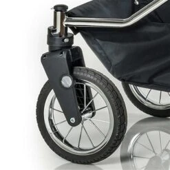 HESBA Corrado Kinderwagen 796/227 Teilleder Mit Schwenkbaren Vorderrädern Schwarz SW-SL 2/25 12 HESBA Corrado Kinderwagen 796/227 Teilleder Mit Schwenkbaren Vorderrädern Schwarz SW-SL 2/25 -Kinder Geschäft gestelltyp sw sl 2 25 schwenkbaren vorderraeder 3