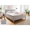 Meise Möbel Greta Boxspringbett 180 X 200 Cm Hellgrau Stoff - Inklusive Lieferung -Kinder Geschäft greta porto hellgrau 31 mit detail stoff 8740 17b fein gr 3