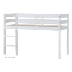 Hoppekids ECO Comfort Halbhohes Bett Weiß 70 X 160 Cm - Ohne Lattenrost 7 Hoppekids ECO Comfort Halbhohes Bett Weiß 70 X 160 Cm - Ohne Lattenrost -Kinder Geschäft halbhochbett weiss 70x160 2