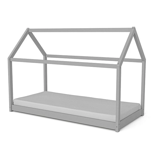 Artkid Haley Hausbett Kinder 90x200 Cm Grau Aus Massiver Kiefer 4 Artkid Haley Hausbett Kinder 90x200 Cm Grau Aus Massiver Kiefer – Bild 2