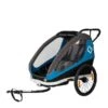 Hamax Traveller Fahrradanhänger Blau/Grau Inkl. Deichsel & Buggyrad -Kinder Geschäft ham40051 bicyclearm 1