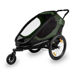 Hamax Outback Fahrradanhänger Grün/Schwarz Inkl. Deichsel & Buggyrad 10 Hamax Outback Fahrradanhänger Grün/Schwarz Inkl. Deichsel & Buggyrad -Kinder Geschäft hamax outback single bike trailer stroller jogger child green 2