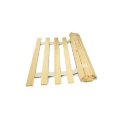 Nature Kid Sara Hüttenbett Weiß Mit Giebel Mit Rundsprossen 8 Nature Kid Sara Hüttenbett Weiß Mit Giebel Mit Rundsprossen -Kinder Geschäft hausbett sally rollrost 3 gr 1