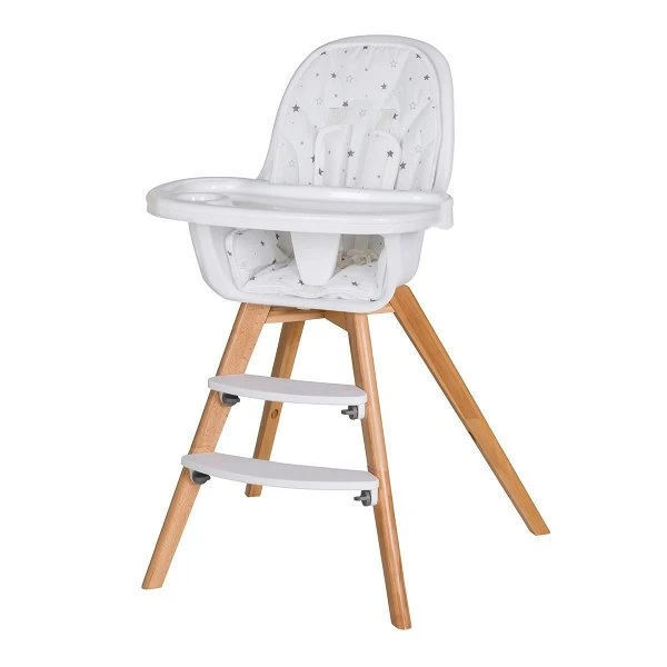 Schardt Holly Hochstuhl Fuß Buche Massiv Inkl. Sitzkissen Sternchen Grau 3 Schardt Holly Hochstuhl Fuß Buche Massiv Inkl. Sitzkissen Sternchen Grau