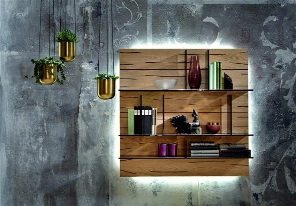 Hülsta Gentis 6 Raster Hängeregal 3 Hülsta Gentis 6 Raster Hängeregal