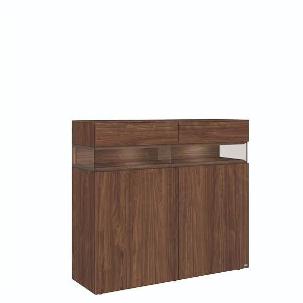Hülsta Neo Highboard 2 Schubkästen Und 2 Türen Kernnussbaum 3 Hülsta Neo Highboard 2 Schubkästen Und 2 Türen Kernnussbaum
