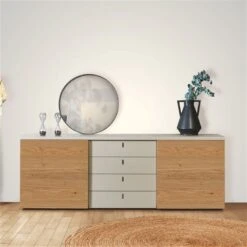 Now! Time By Hülsta Sideboard Mit Schiebetüren Natureiche/Lack-seidengrau 9 Now! Time By Hülsta Sideboard Mit Schiebetüren Natureiche/Lack-seidengrau -Kinder Geschäft huelsta now time 1041212f3