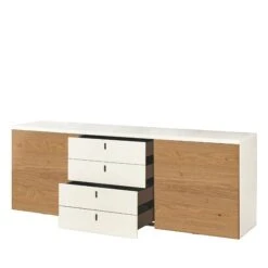 Now! Time By Hülsta Sideboard Mit Schiebetüren Natureiche/Lack-weiß 6 Now! Time By Hülsta Sideboard Mit Schiebetüren Natureiche/Lack-weiß -Kinder Geschäft huelsta now time ntw14340 1041301f3