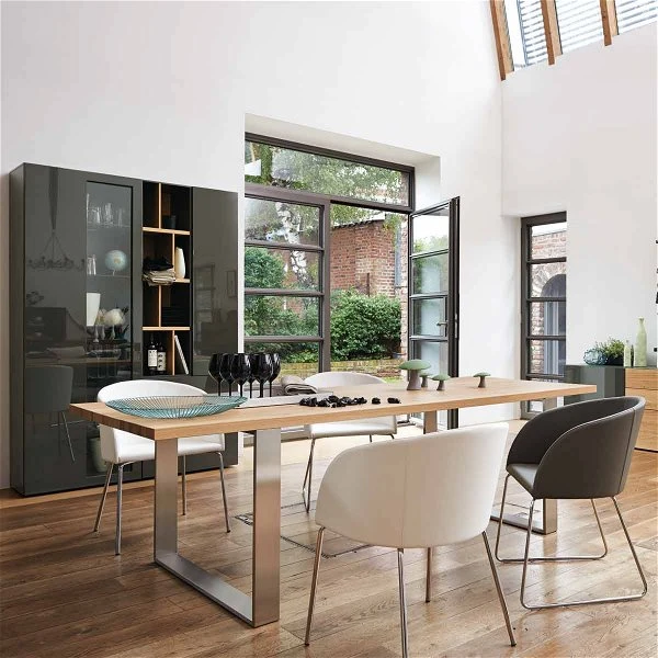 Now! By Hülsta Esstisch ET 17 Gestell Edelstahl Verschiedene Ausführungen 3 Now! By Hülsta Esstisch ET 17 Gestell Edelstahl Verschiedene Ausführungen