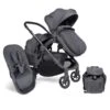 ICandy Orange Double Combo Dark Slate Marl Phantom Geschwisterkinderwagen | Inkl. Praktischem Zubehör -Kinder Geschäft icandy orange dark slate double witb